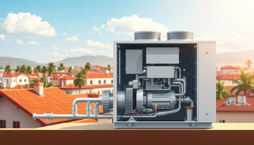Funcionamiento de los chillers aire-agua Funcionamiento de los chillers aire-agua