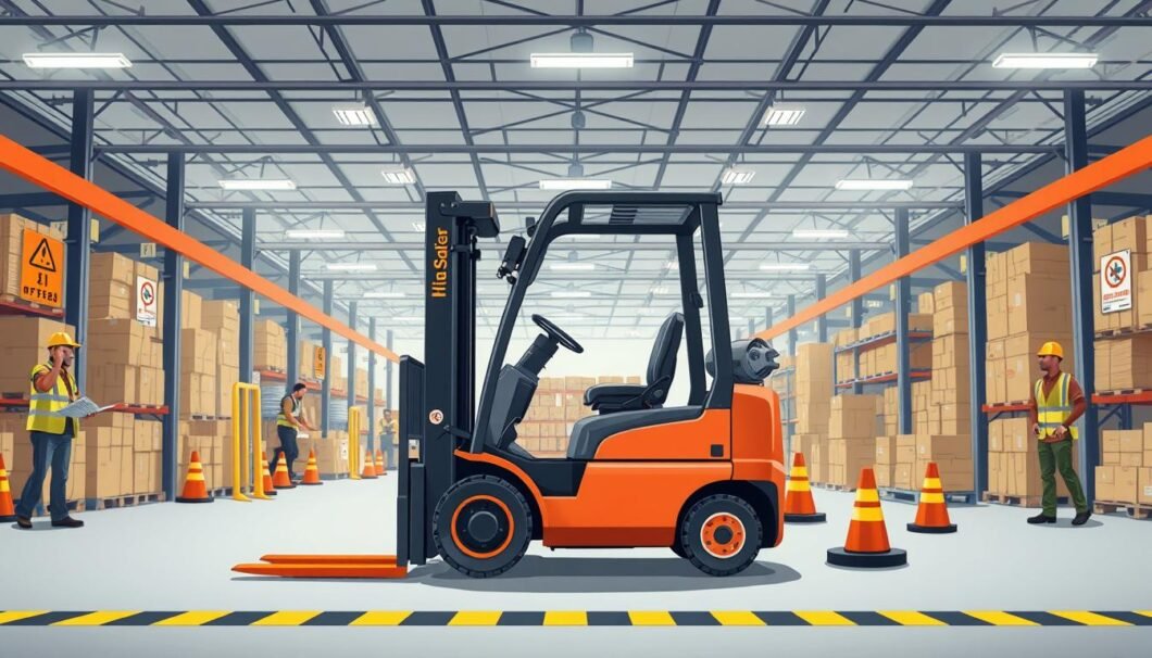 Guía básica de seguridad al usar montacargas en renta