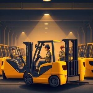 Montacargas en renta mensual: eficiencia a largo plazo