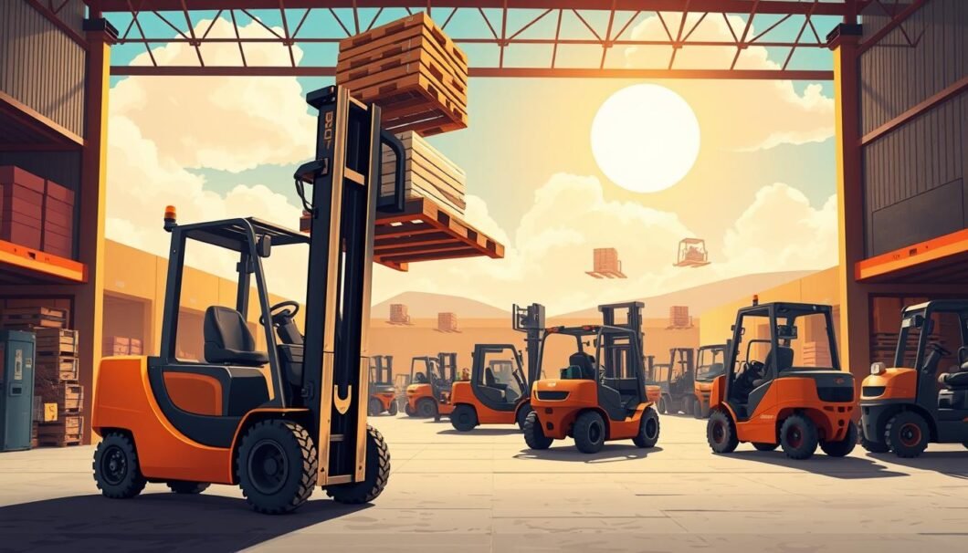 ¿Qué montacargas usar en exteriores?